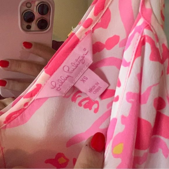 Lilly Pulitzer elephant print tank top - Picture 3 of 6